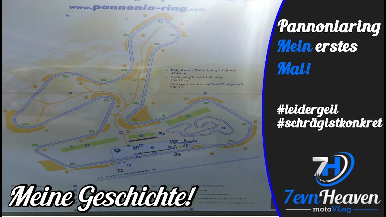 Pannonia-Ring Rennstrecke 🏍 - Meine Geschichte 😘 - MotoVlog #20