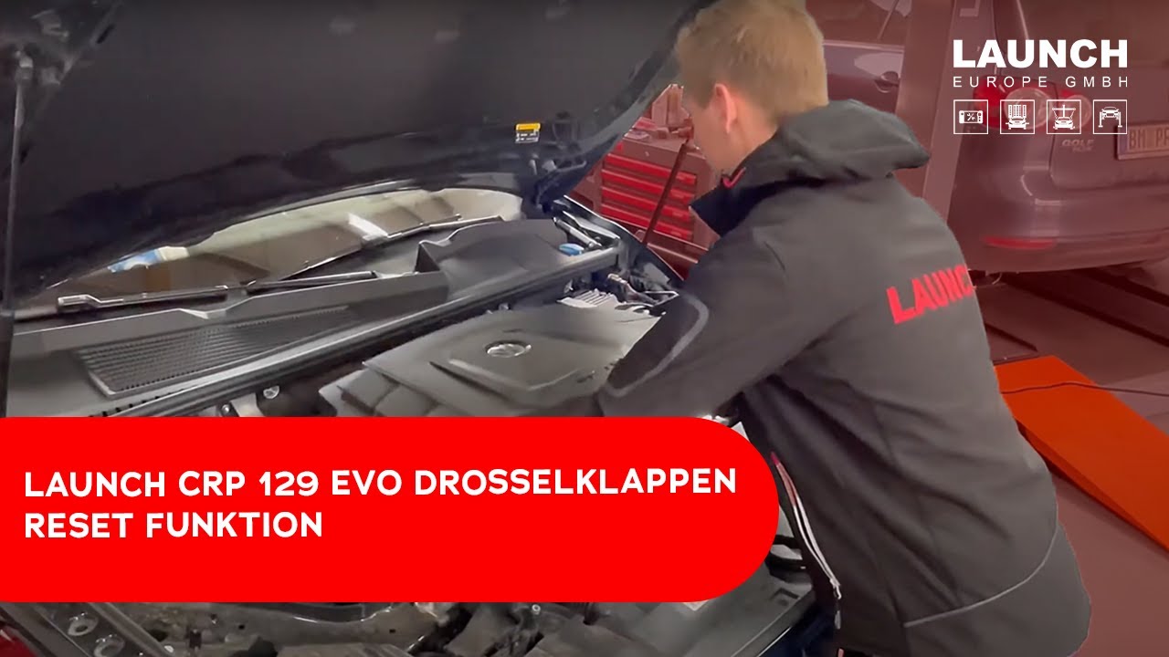 LAUNCH CRP 129 EVO Drosselklappen Reset Funktion