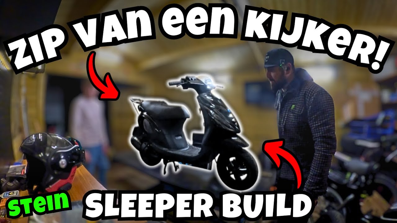 SCOOTER van een KIJKER - BESTE SETUP - STAGE 6 - ZIP 2TAKT - 4K - motorvlog147