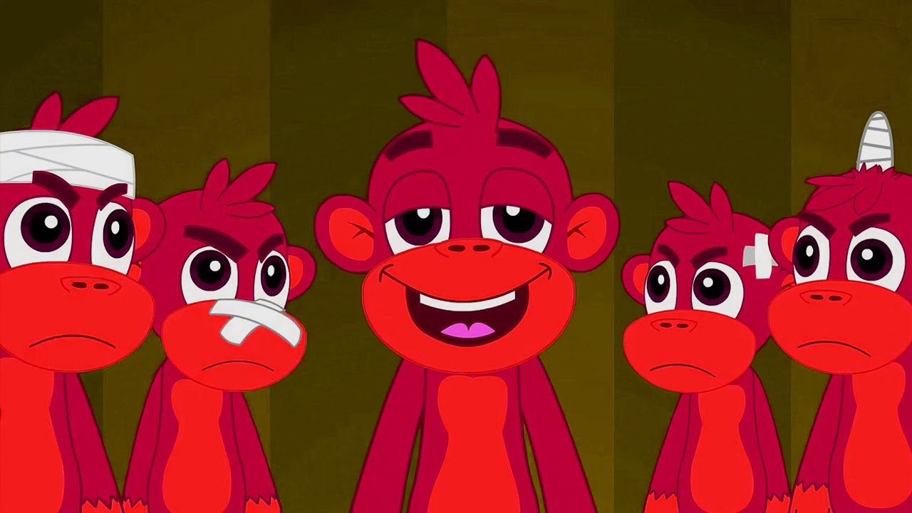 🎶 Five Little Monkeys Christmas Song | 2 Minute Loop Remix for Kids | Super Simple Songs Style