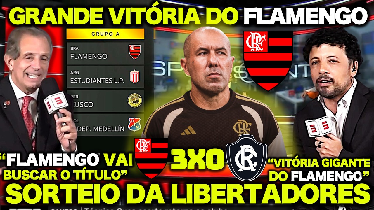FLAMENGO 3 X 0 REMO | VITÓRIA GIGANTE do MENGÃO ! OLHA QUEM O FLAMENGO VAI PEGAR na LIBERTADORES