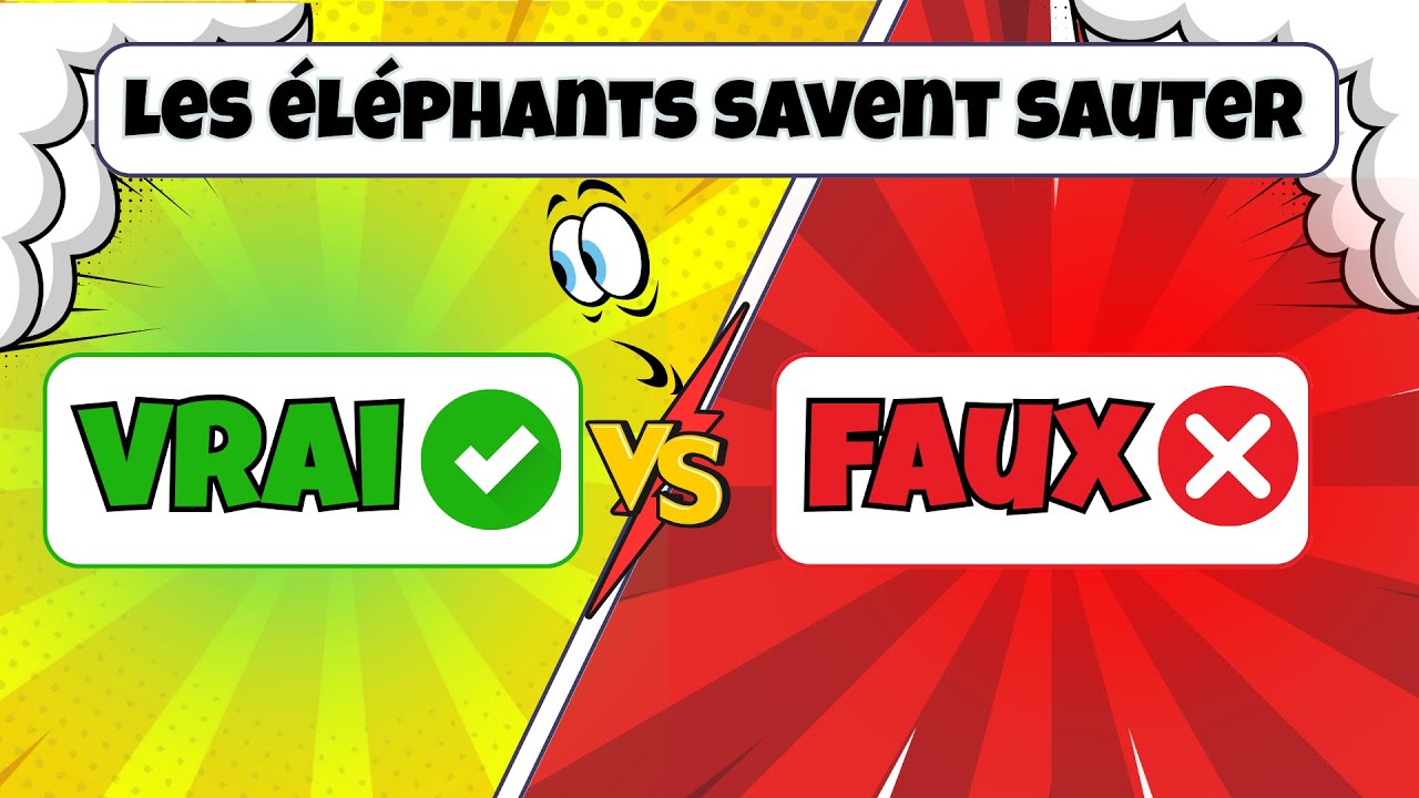 60 Questions Vrai ou Faux | Teste ta logique et découvre des surprises !