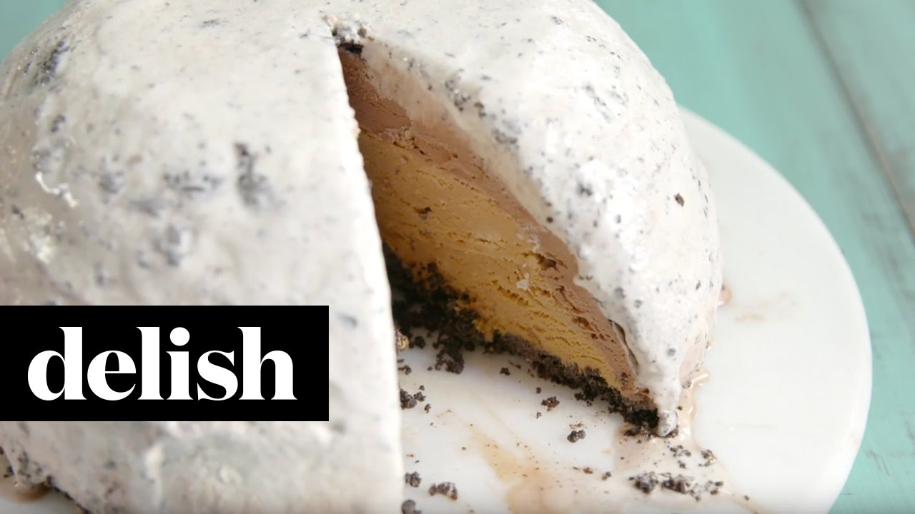 Oreogasm Ice Cream Bombe Cake | Delish