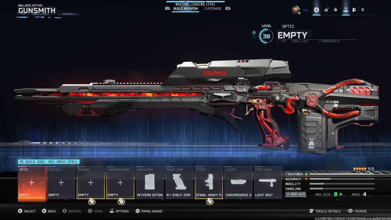 CoD BO7 Black Ops 7 & Warzone - Blueprint - Sniper Rifle - VS Recon - Ballistic Scyth3 - Weapon
