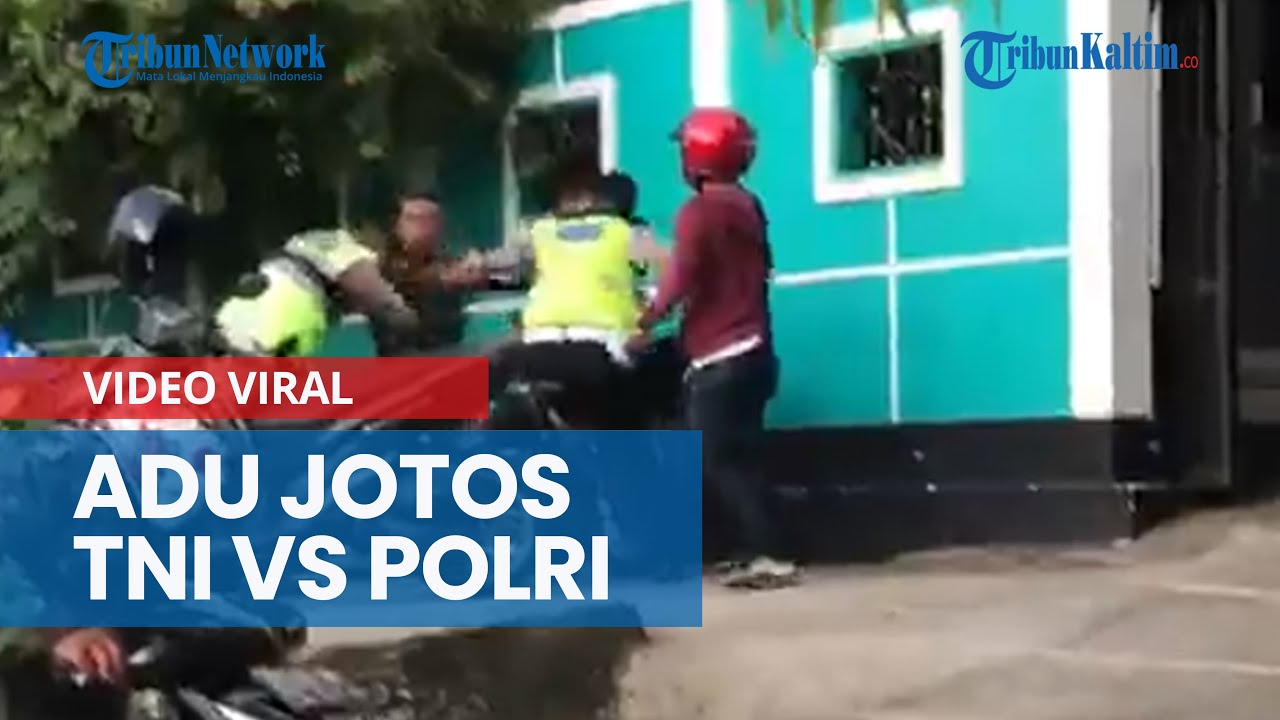 Heboh Video TNI VS Polisi Adu Jotos, Salah Paham dan Kini Sudah Berdamai
