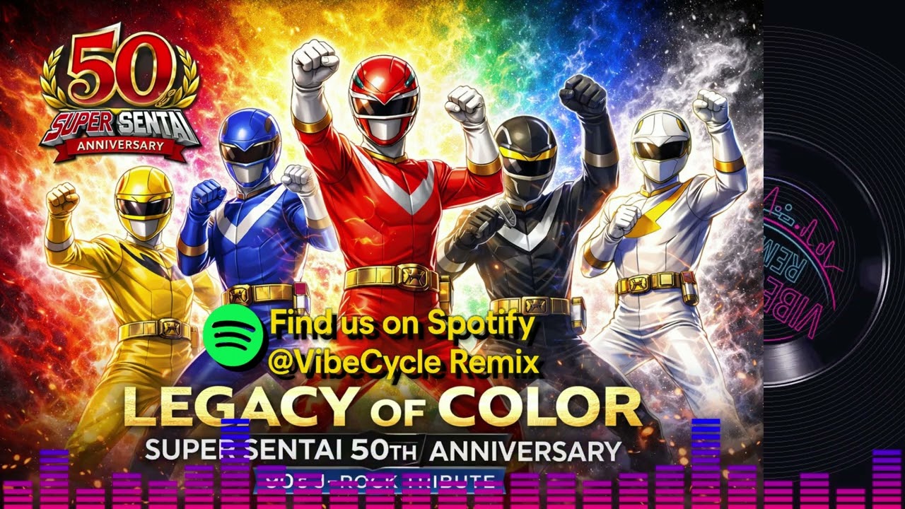 Super Sentai 50th Anniversary | LEGACY OF COLOR (90’s Japanese Rock Tribute)