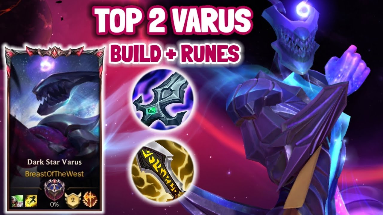 Wild Rift Top 2 Varus - GrandMaster Full Ranked