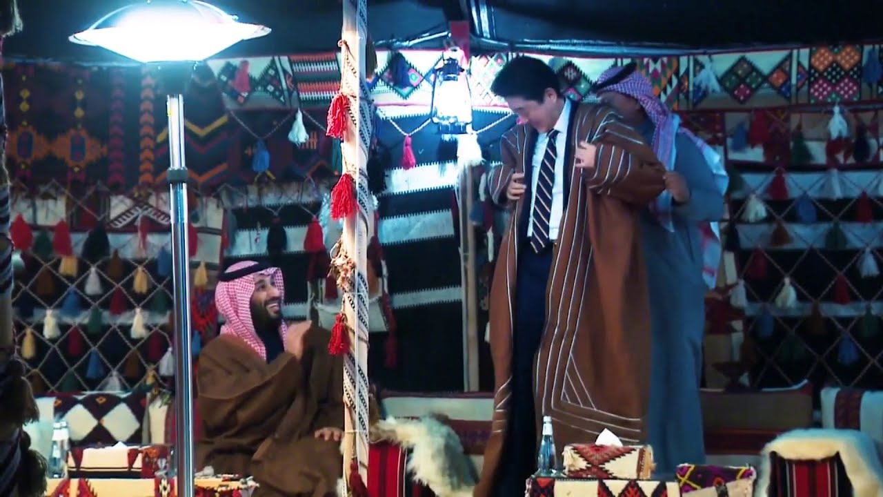 شاهد العروض التراثية أثناء استضافة محمد بن سلمان لرئيس وزراء اليابان في العلا