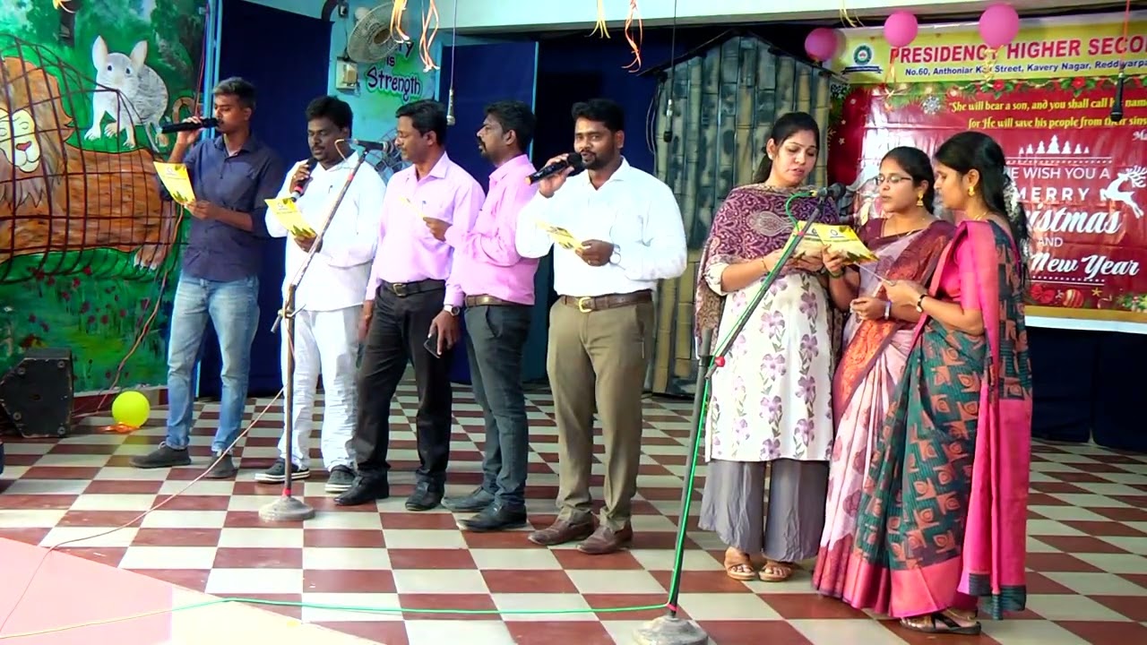 Pani pozhium Iravinile singing | Presidency Higher Secondary School #presidencyschool #phssteachers
