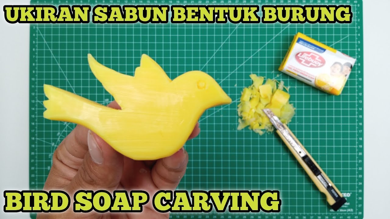 Ukiran Sabun | Cara Membuat Patung Burung Dari Sabun | Kerajinan Dari Sabun