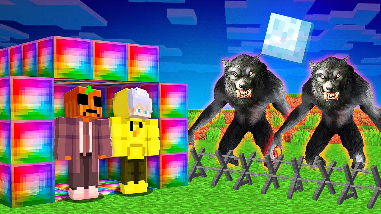 Base de AVARITIA VS HOMBRES LOBO en Minecraft!