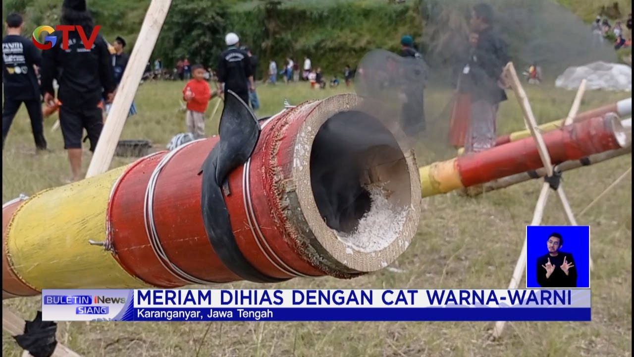 Ratusan Warga Antusias Tonton Festival Meriam Bambu di Karanganyar #BuletiniNewsSiang 03/04