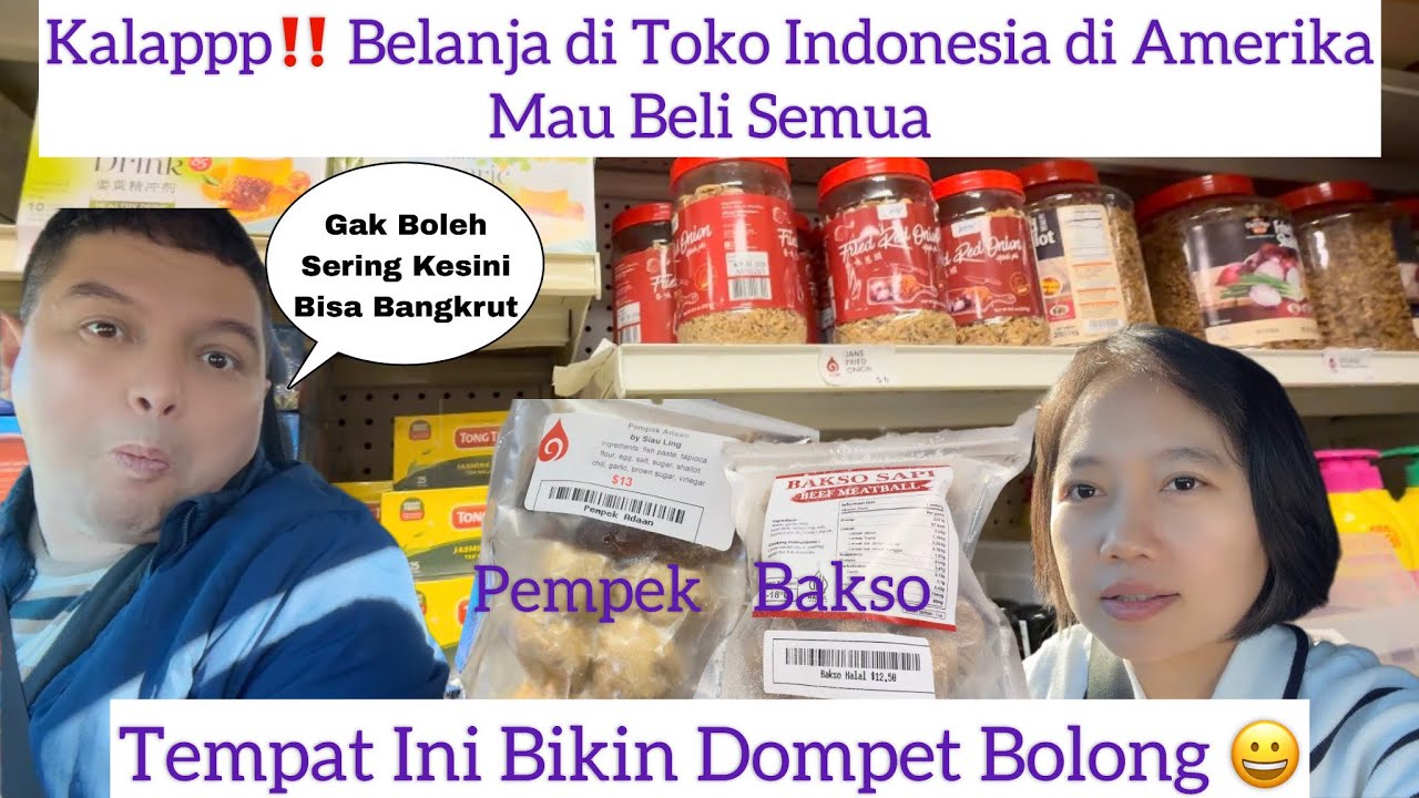 “SURGA ORANG INDONESIA DI CALIFORNIA, AMERIKA?! 😱 Toko Indonesia Ini Bikin Auto Kalap!”
