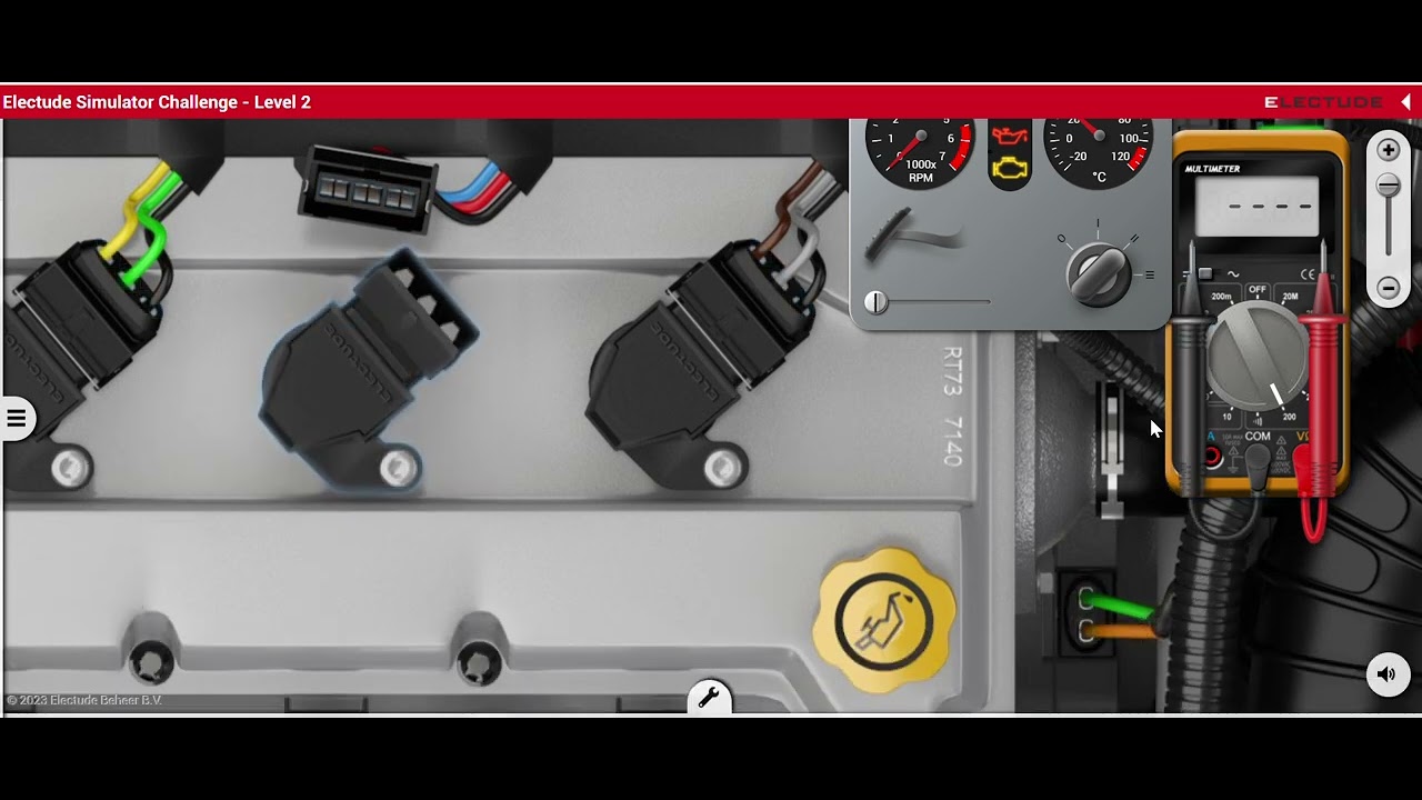 Electude simulator level 2 P0303 and P0353
