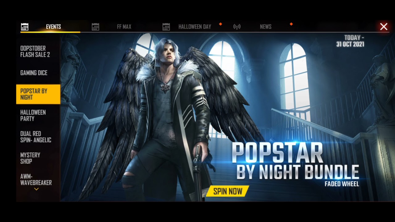 Upcoming Popstar By Night Bundle Free Fire Upcoming Event #freefire #ffupdate #upcomingevent #shorts
