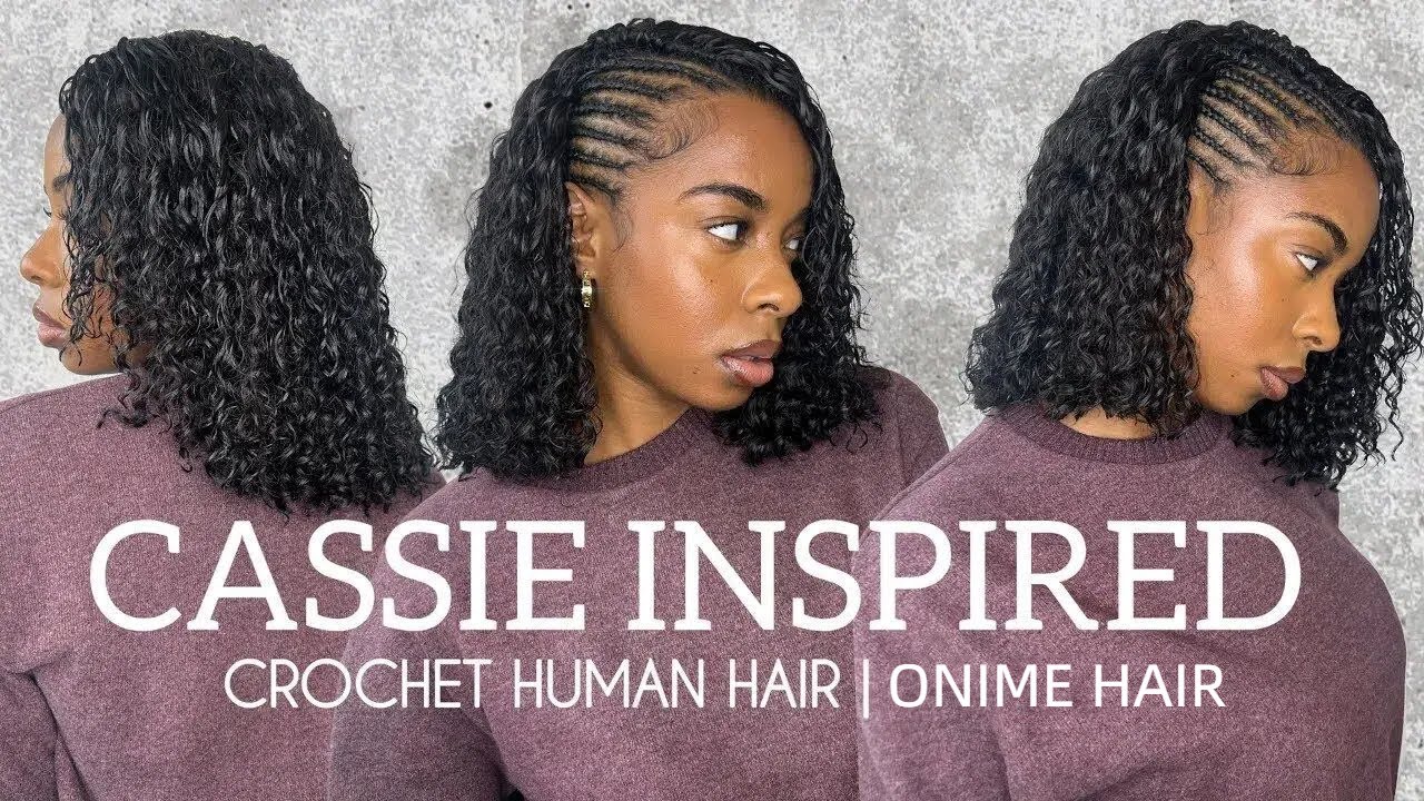 DIY Cassie Inspired Crochet Human Hair | ONIME