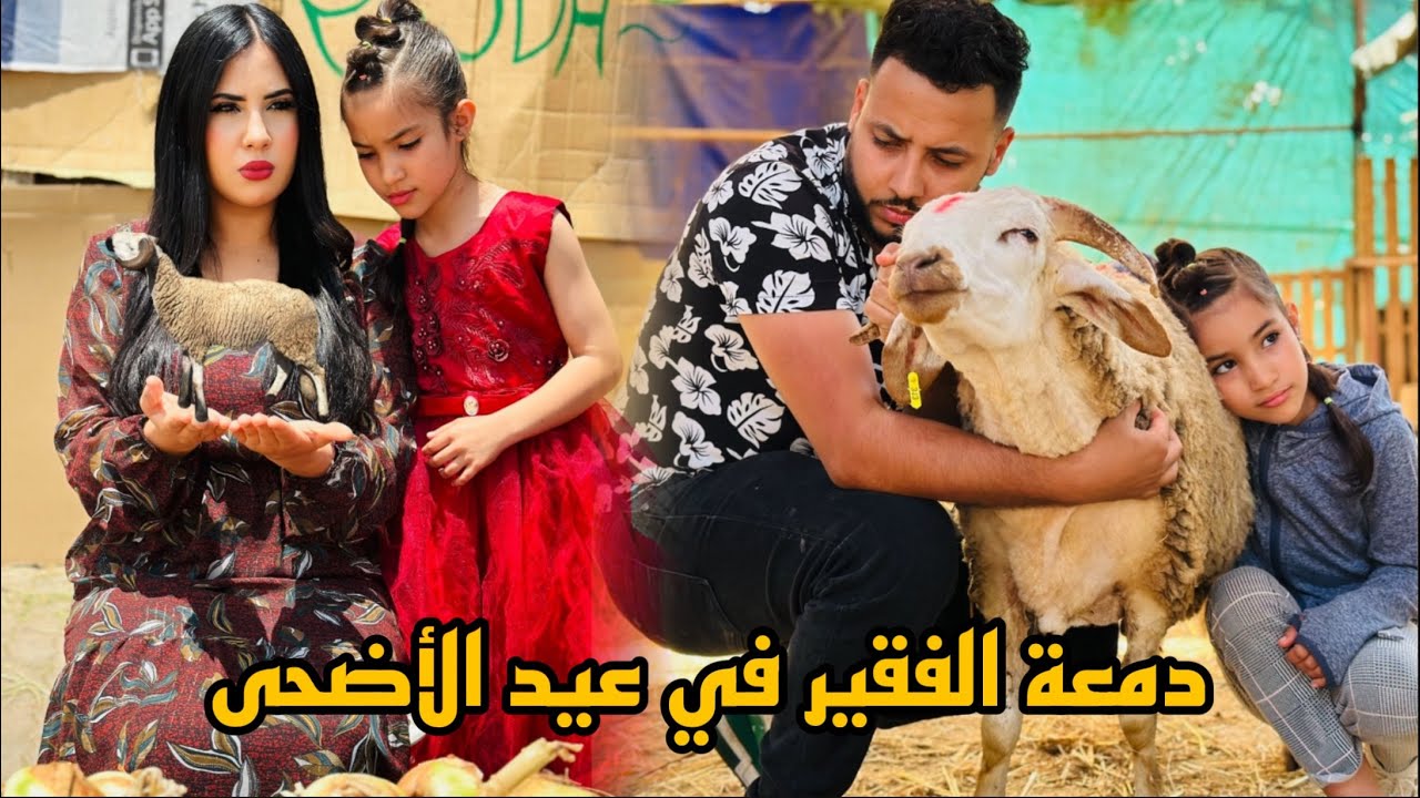 فيلم مغربي : خرج بنتو تبيع الفاخر باش تشري حولي عيد الأضحى قولبوه في رحبة و باعو ليه فلوس🐏