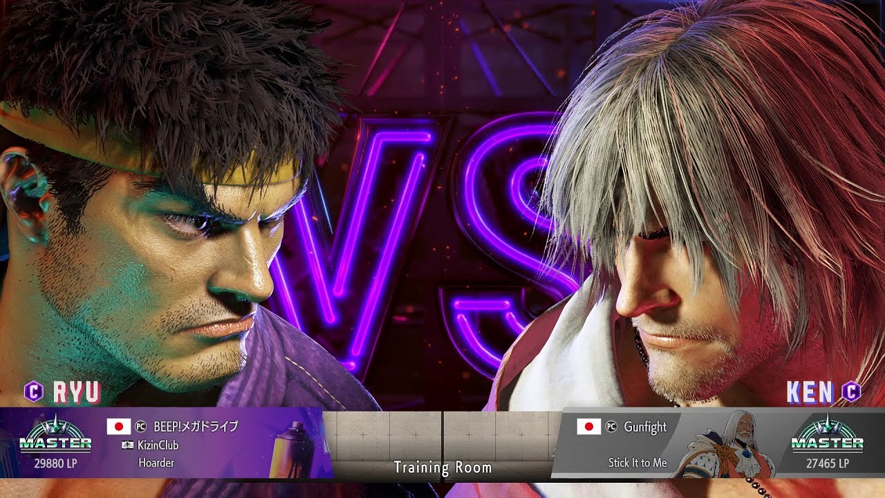 SF6 BEEP!MegaDrive (Ryu) vs Gunfight (Ken) Street Fighter 6