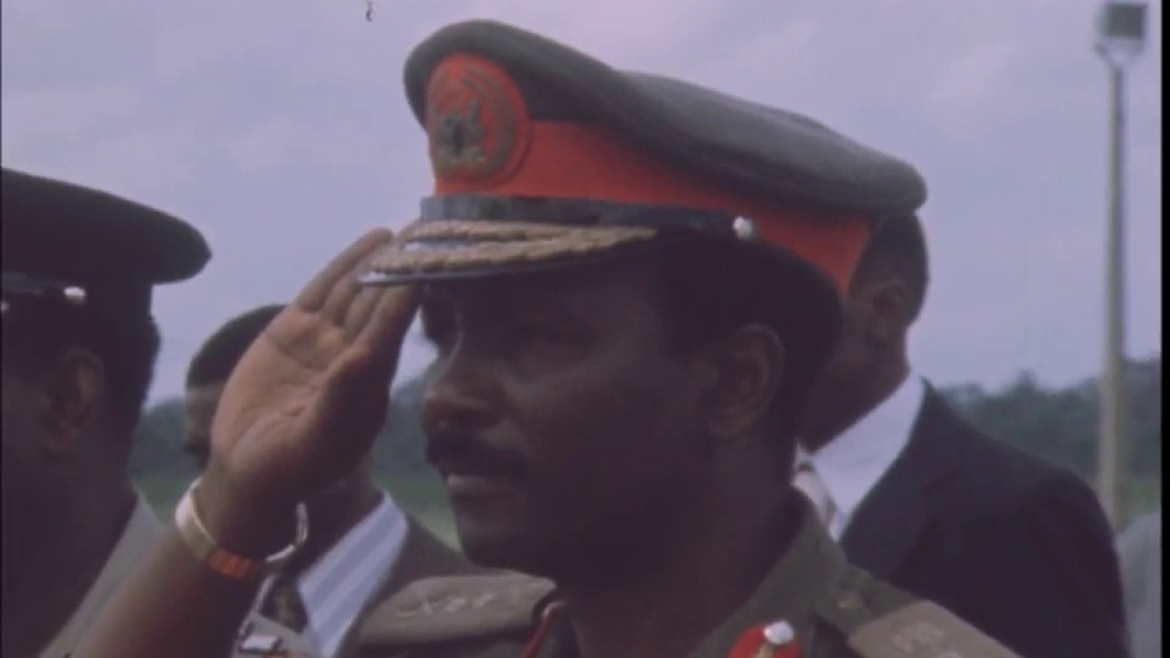 Lt. Colonel Seyni Kountché of Niger Welcomed on State Visit to Nigeria by Gen. Gowon | Nov. 1974