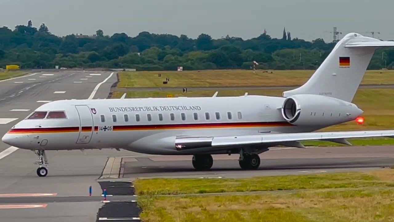 Bombardier BD-700-1A10 Global 6000 German Air Force Bundesrepublik Deutschland Luftwaffe 14+05
