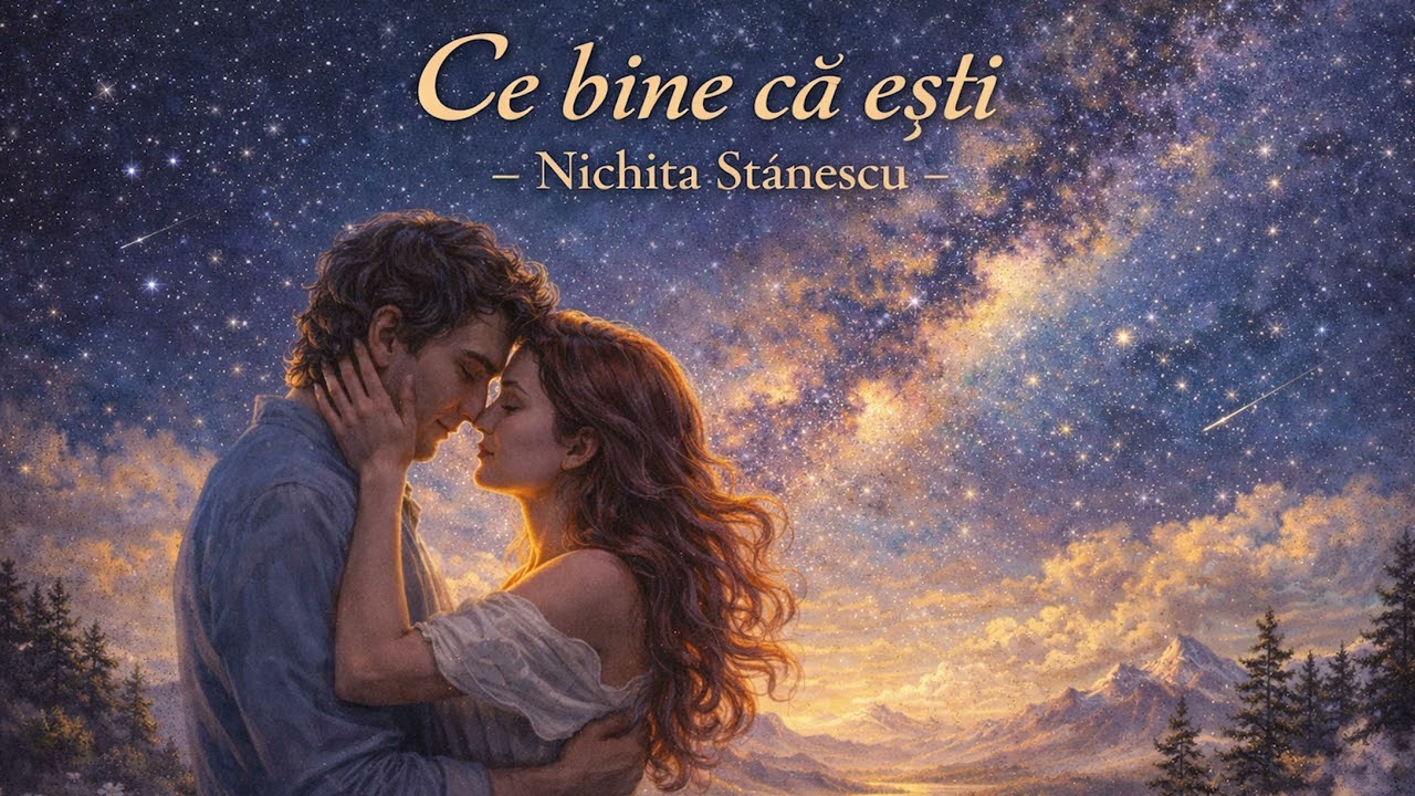 Ce bine că ești – Nichita Stănescu | Poezie de dragoste | Poem muzical | Muzica Lirică |