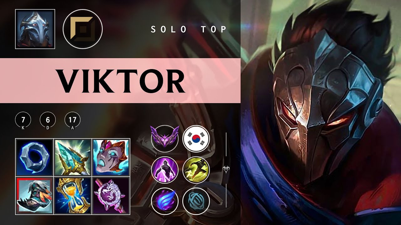Viktor Top vs Sion - KR Master Patch 25.22