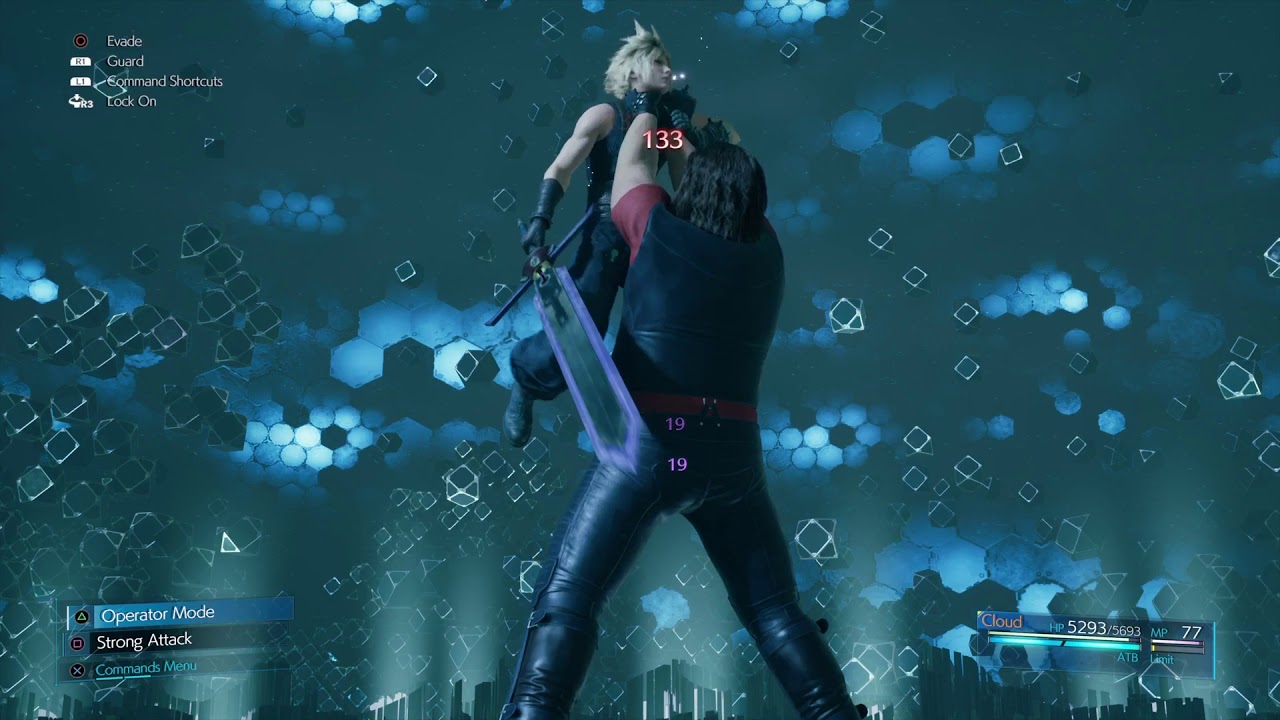 FINAL FANTASY VII Remake - Shinra Combat Simulator Ver. 3.0.4: Cloud vs. SOLDIER Trainees