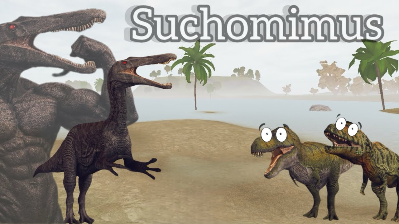 Supervivencia Extrema con suchomimus/Batallas épicas⚔️/the Cursed isle🦖🦕⚔️