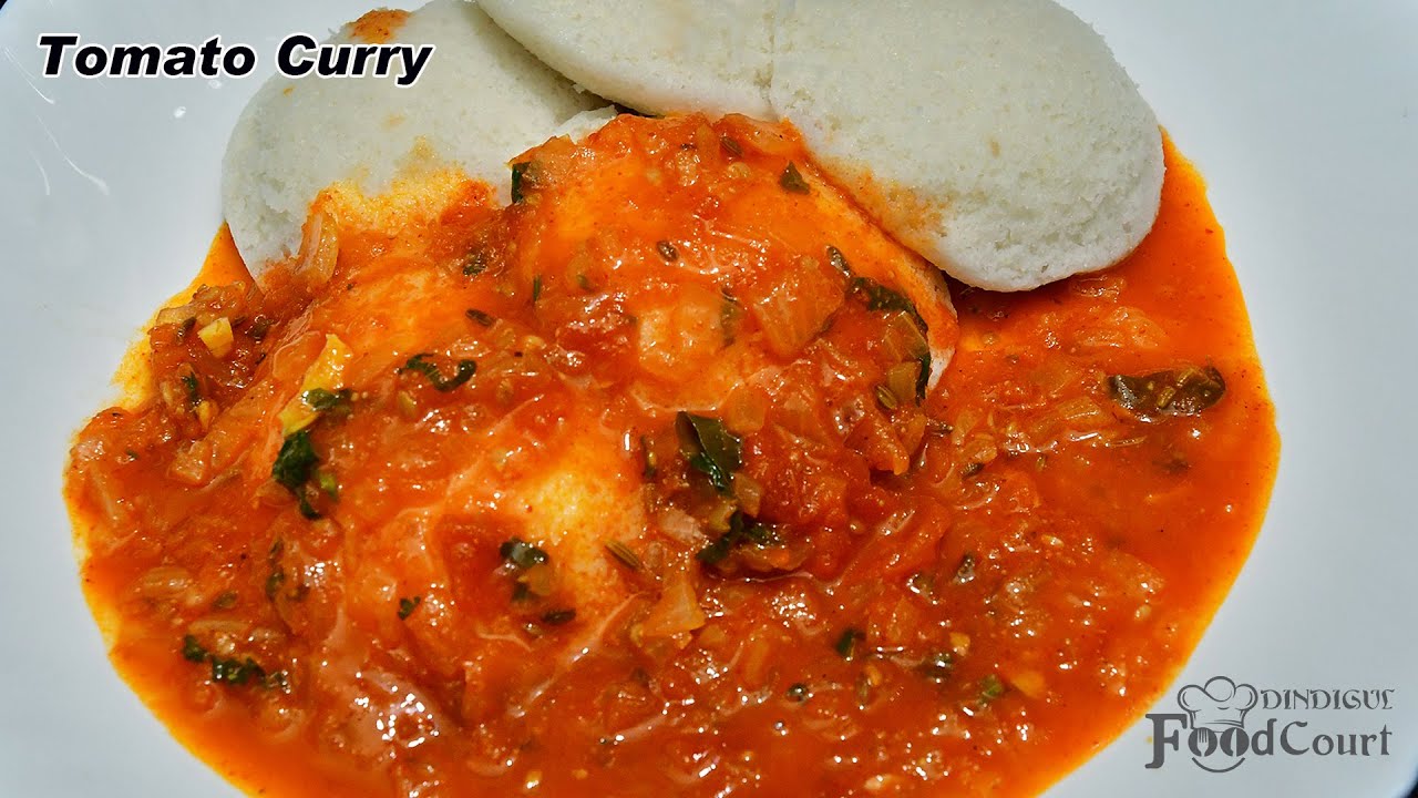 Simple Tomato Curry For Idli, Dosa/ Tomato Kulambu/ Thakkali Kulambu