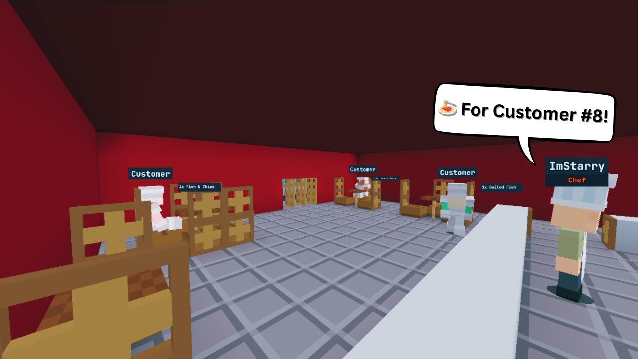 Owning a Restaurant in Bloxd.io!