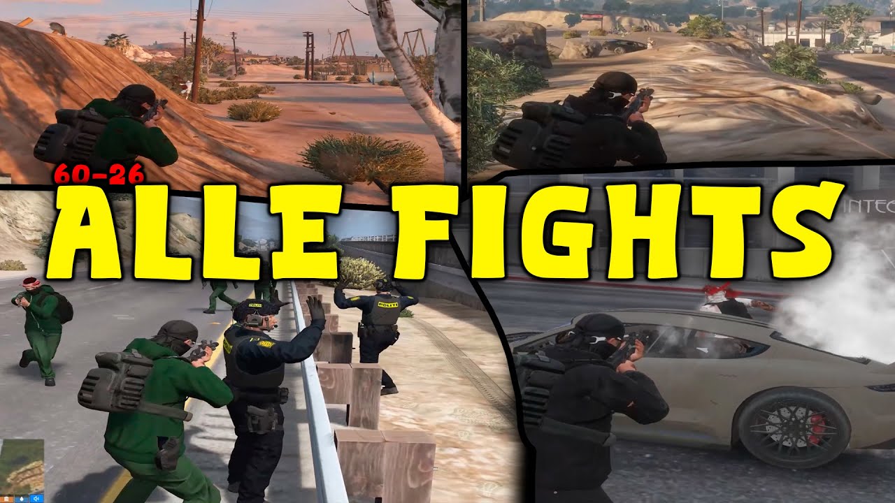 TBH VS RUSSER - ALLE FIGHTS | DanishRP
