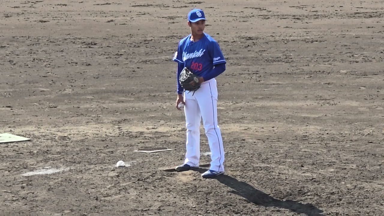 中日ドラゴンズ 井上剣也 ピッチング