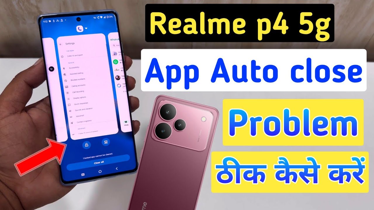 Realme P4 5G Me Apps Kaise Run In Background | Auto Close Problem Solve