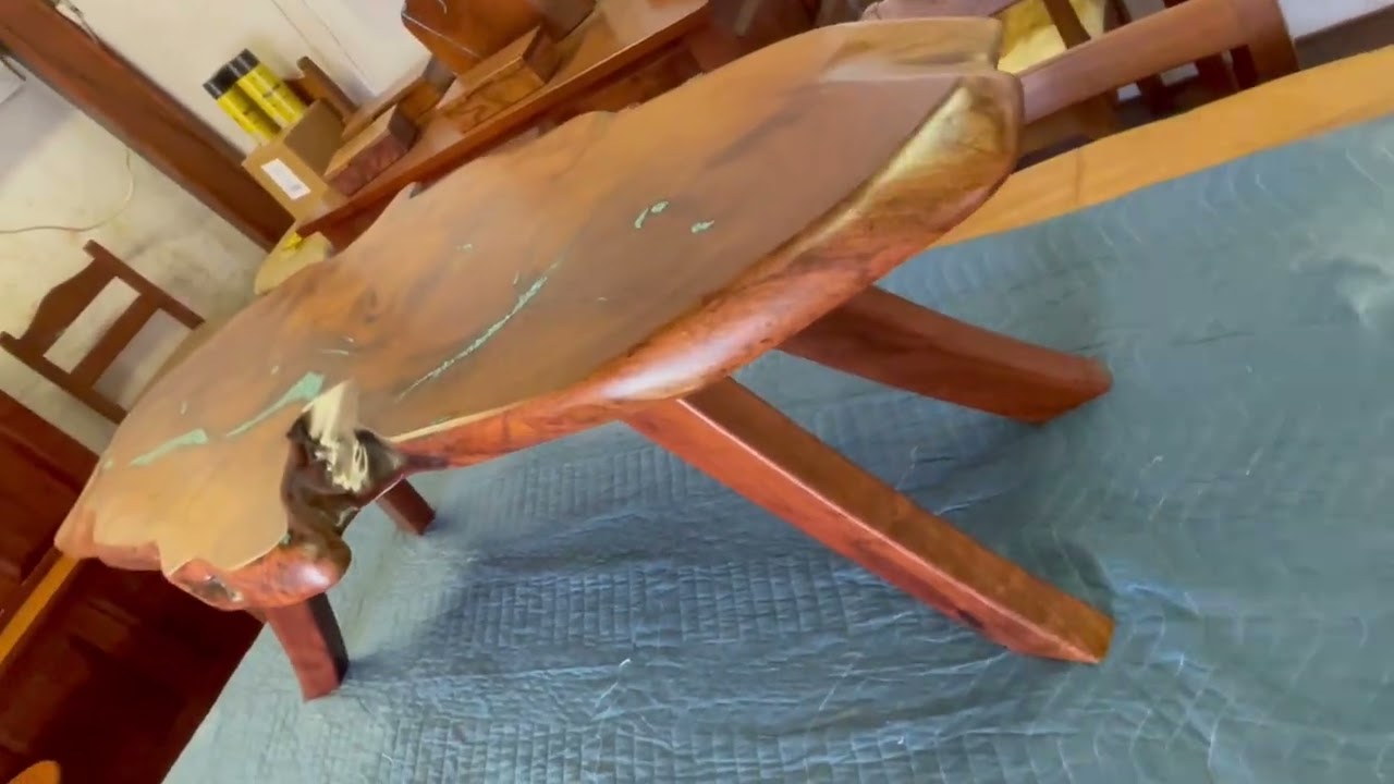 IMG 2140.  Mesquite &Turquoise CoffeeTable