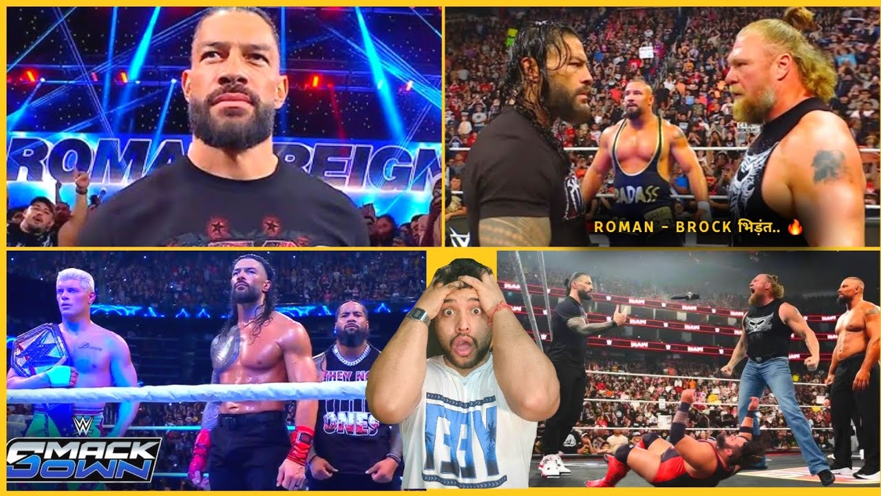 Roman & Brock - WTF SHOCK 🔥 Roman attack Lesnar ! Cody Rhodes - WWE SmackDown Highlights 2025