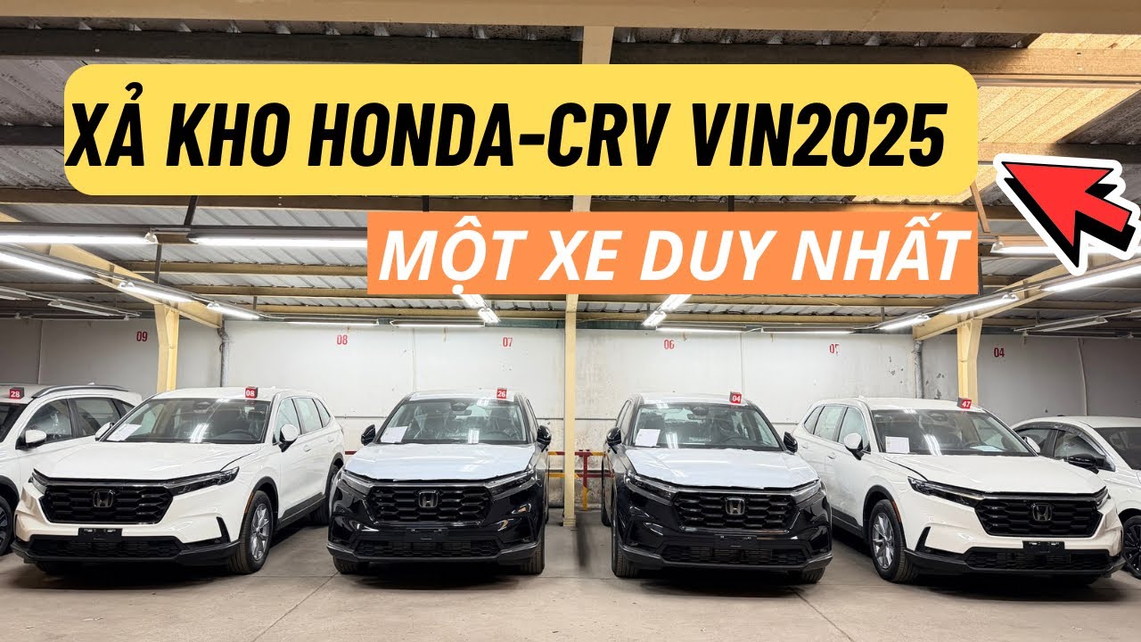 XẢ KHO DUY NHẤT - HONDA CRV VIN2025 | GIẢM SÂU GIÁ LĂN BÁNH CỰC TỐT