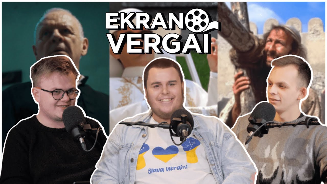EKRANO VERGAI #23 su Justinu Visicku. Filmai tikybos pamokose, meilė siaubui ir juokaujantis Jėzus