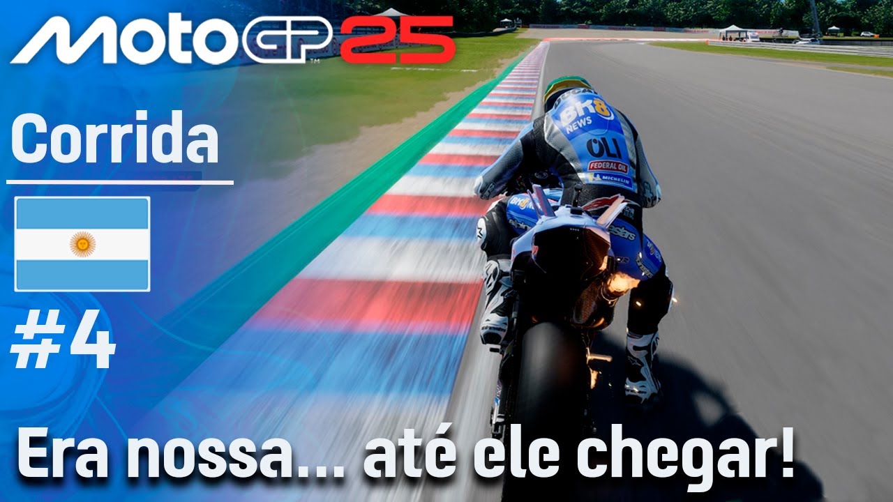 MotoGP25 - Modo Carreira - A vitória parecia garantida...mas Acosta chegou voando! [4k60]