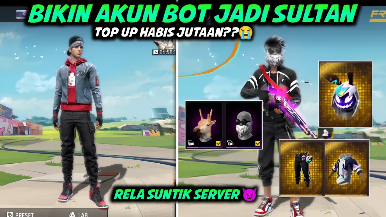 GW BUAT AKUN BOT, TERUS GW JADIIN AKUN SULTAN RELA SUNTIK SERVER HABIS HINGGA BERJUTA JUTA 😱