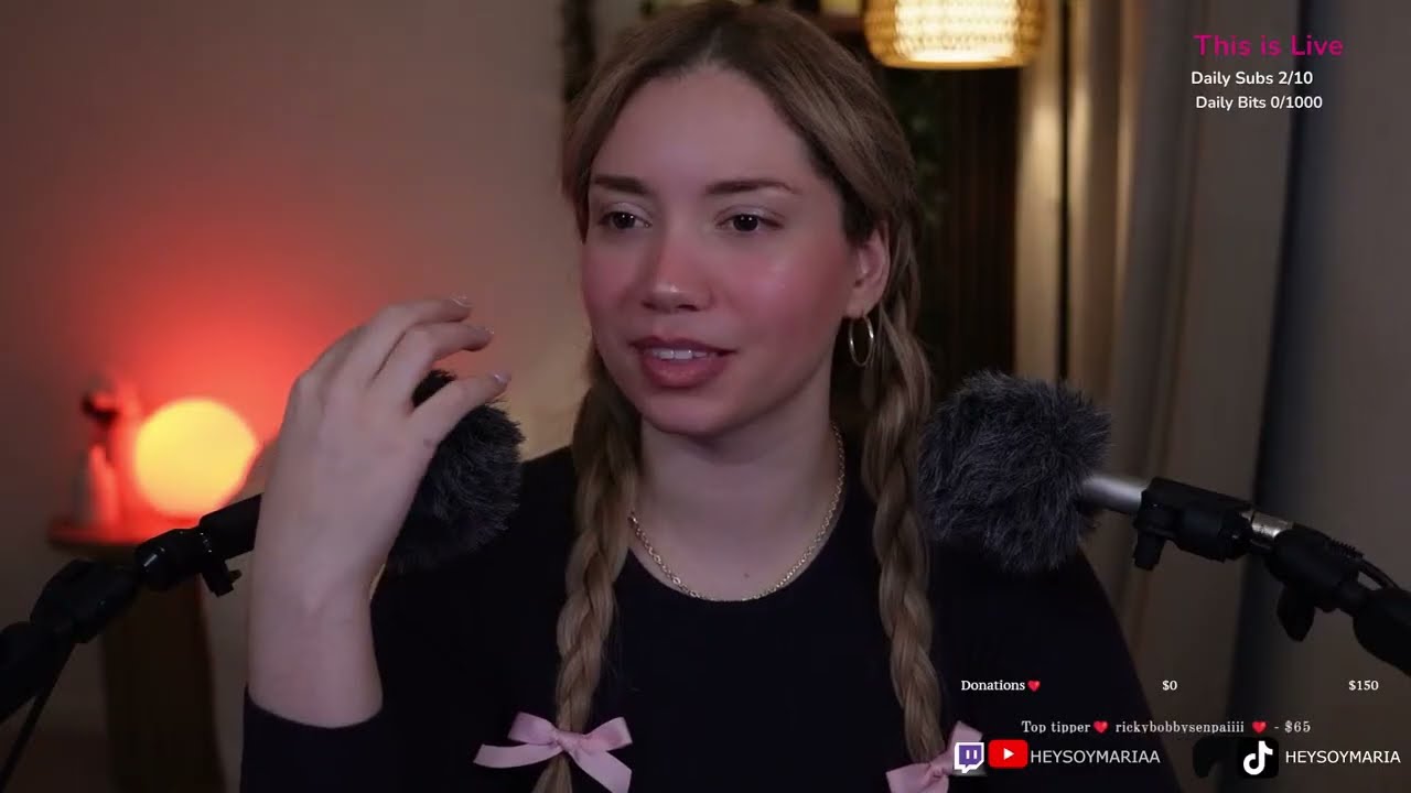 ASMR Welcome to my live stream!❤️