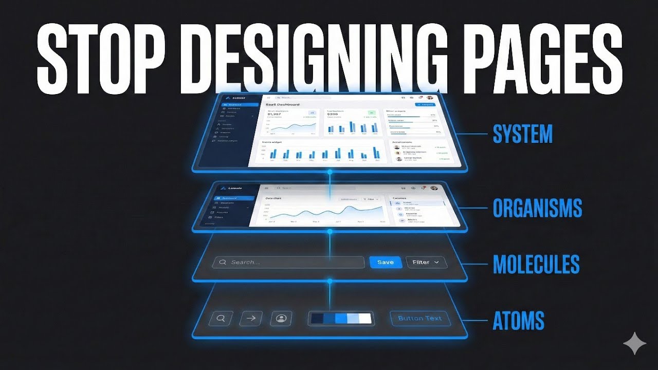 Atomic Design & Design Systems Explained &mdash; How SaaS Products Scale 