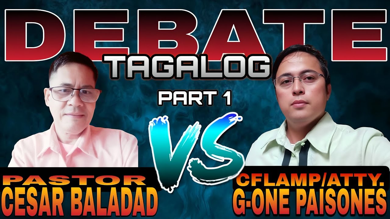 Pastor Cesar Baladad vs Atty. G-one Paisones | DEBATE Part 1