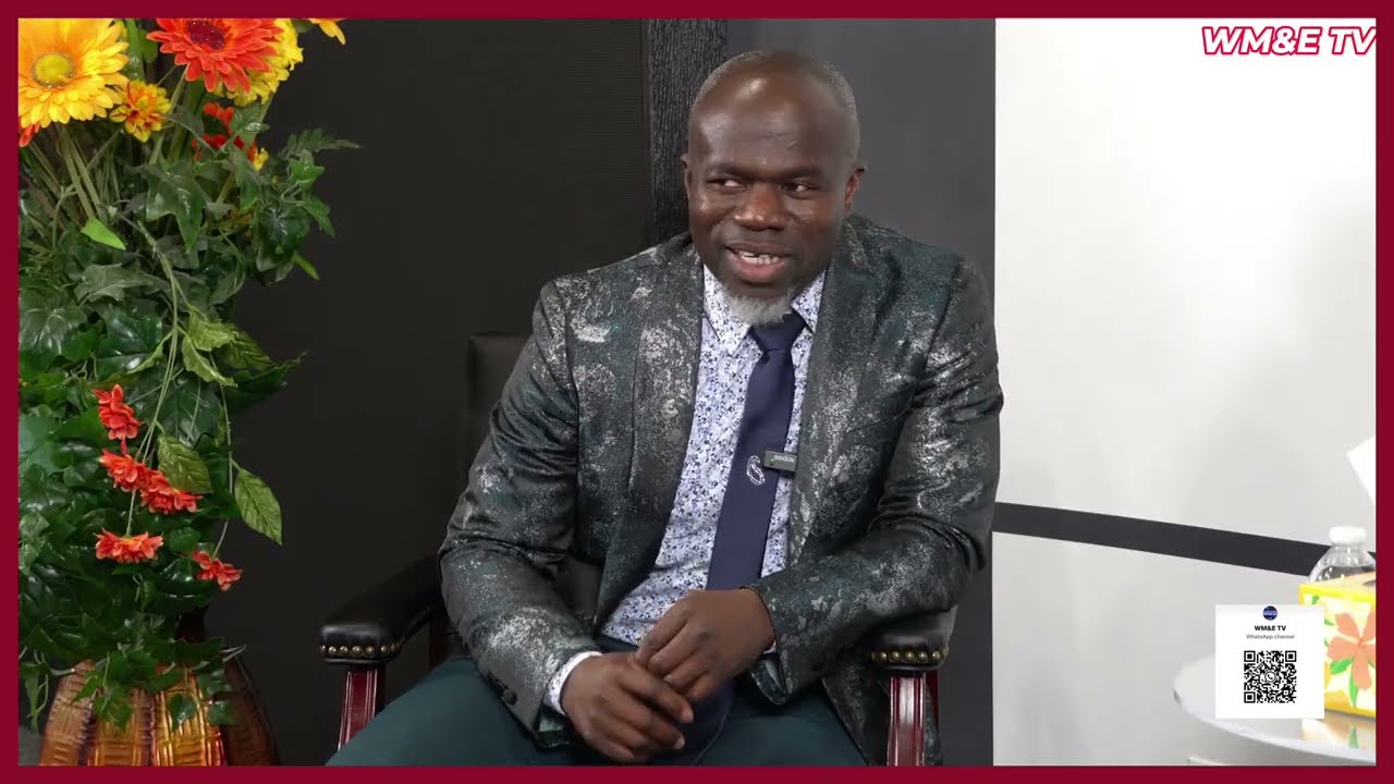 PRESIDENT OF GHANA NATIONAL COUNCIL, GNC OF METROPOLITAN CHICAGO MADE HIS FIRST SPEECH WITH WM&E TV