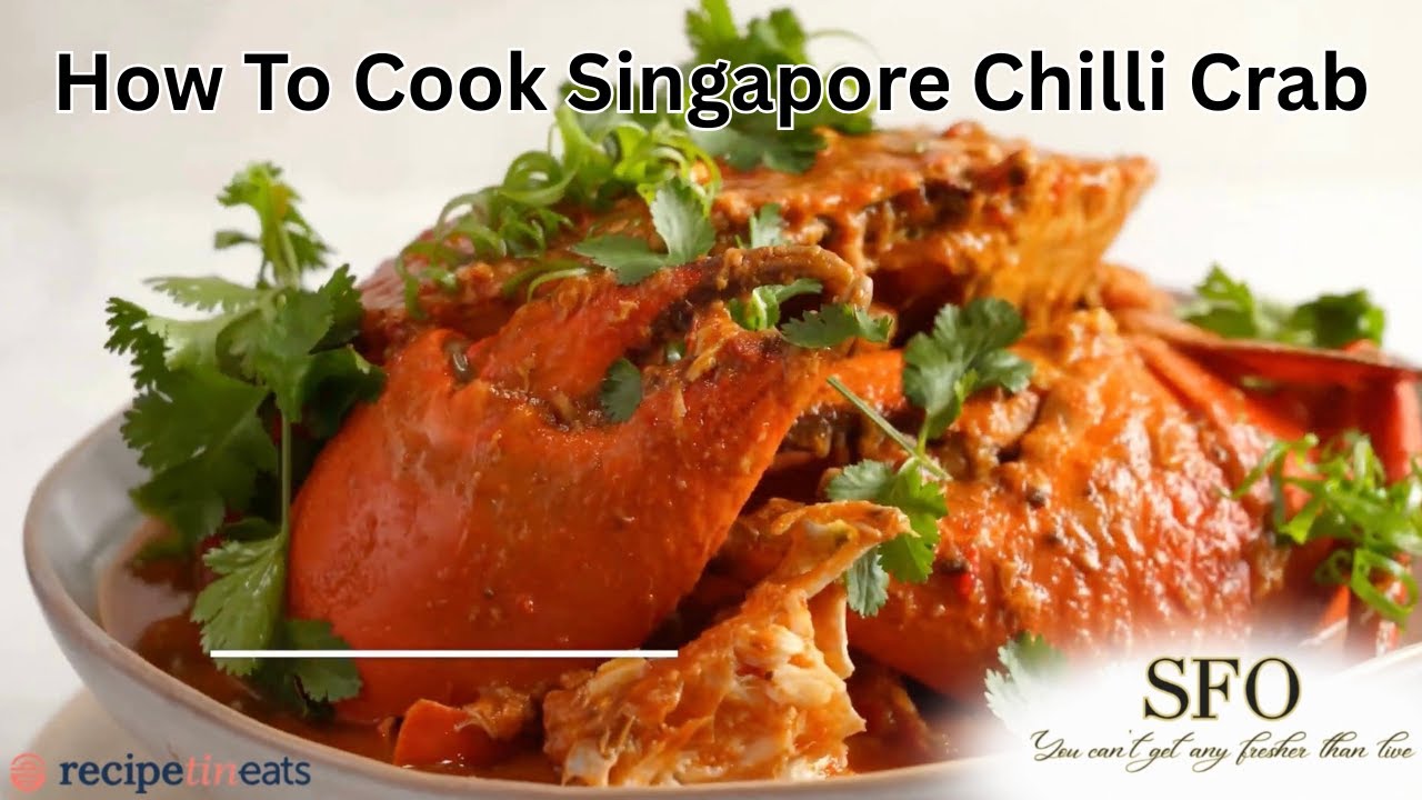 How to Cook Australian Mud Crab | Singapore Chilli Crab Style Step by Step Recipe