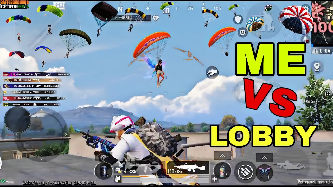 ME vs LOBBY 😈🔥 | BGMI Solo Domination Match | OP SINGH 