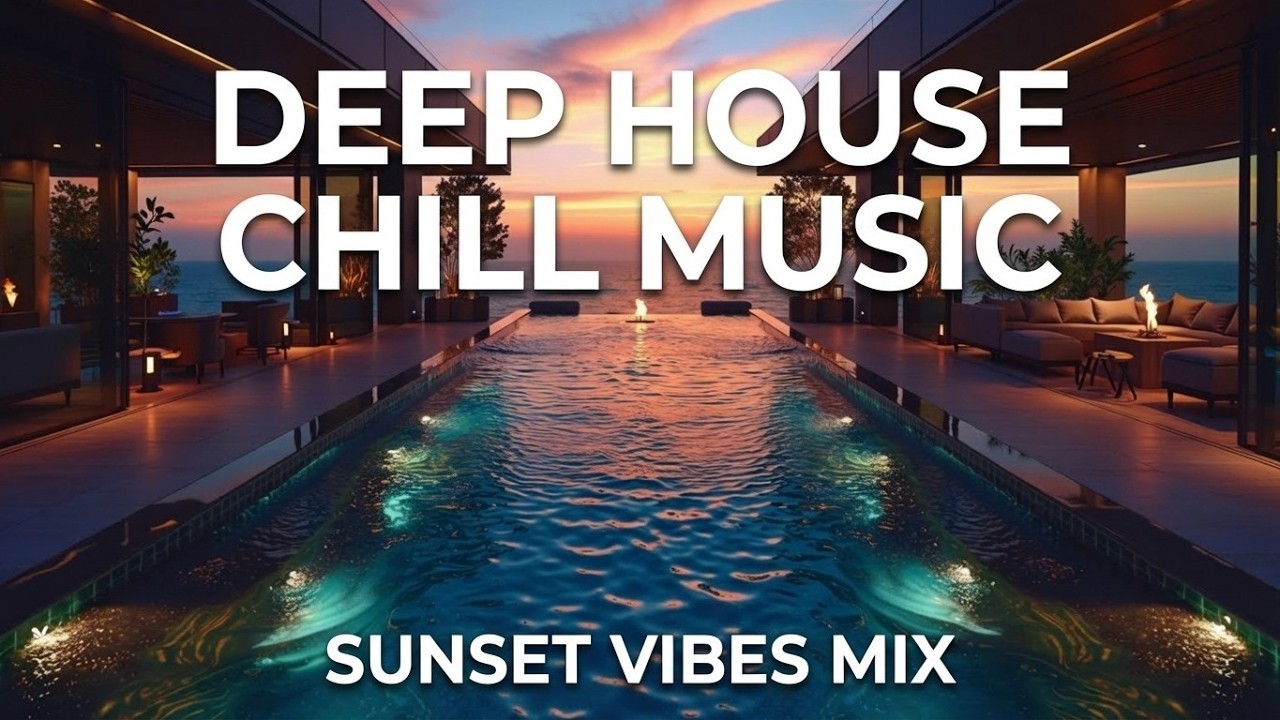 Chillout House и роскошная музыка, вечеринка у бассейна, Deep House Vibes