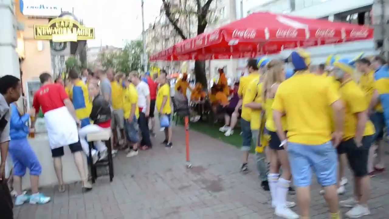 Швеция - Англия, Евро-2012. Дорога к стадиону, Киев