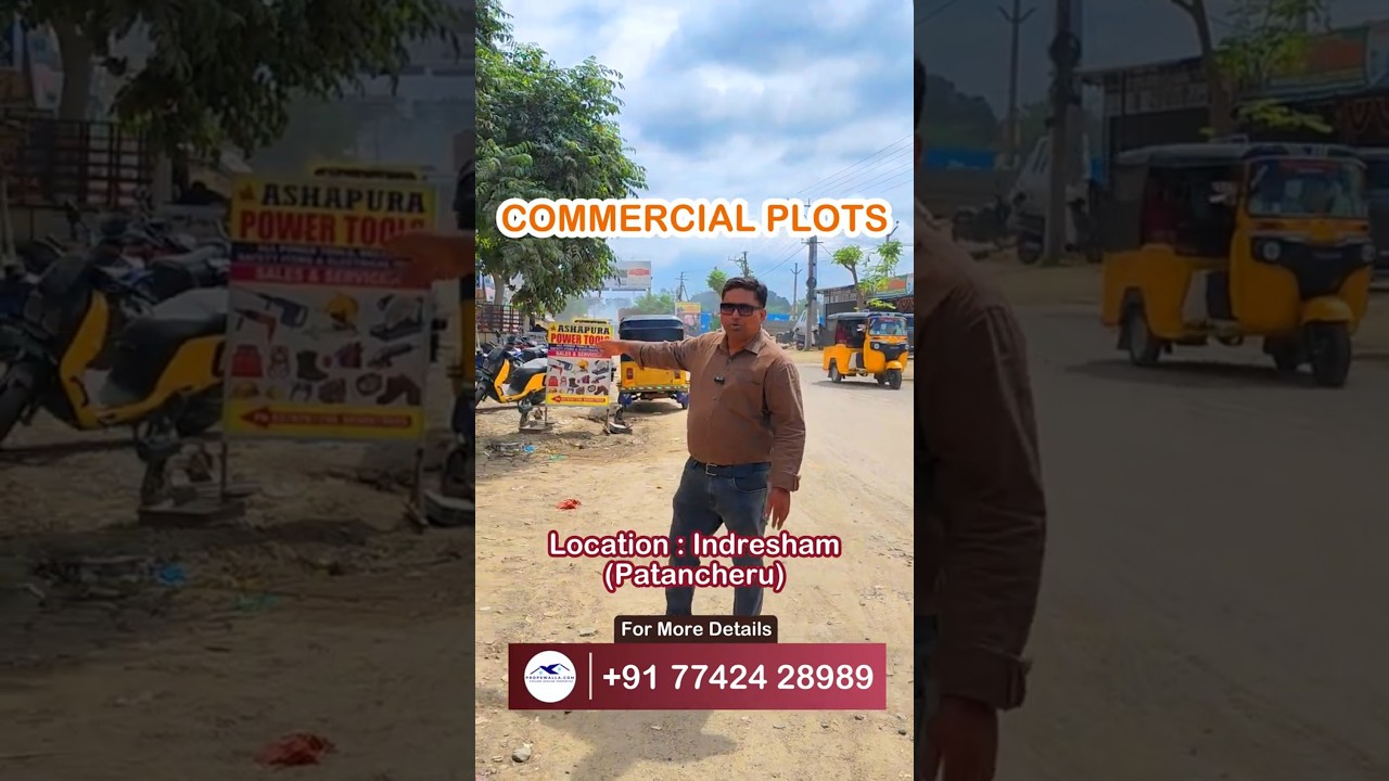 HMDA Approved Commercial Plots for Sale in Indresham Patancheru | 167+167 Sq Yards | Hyderabad