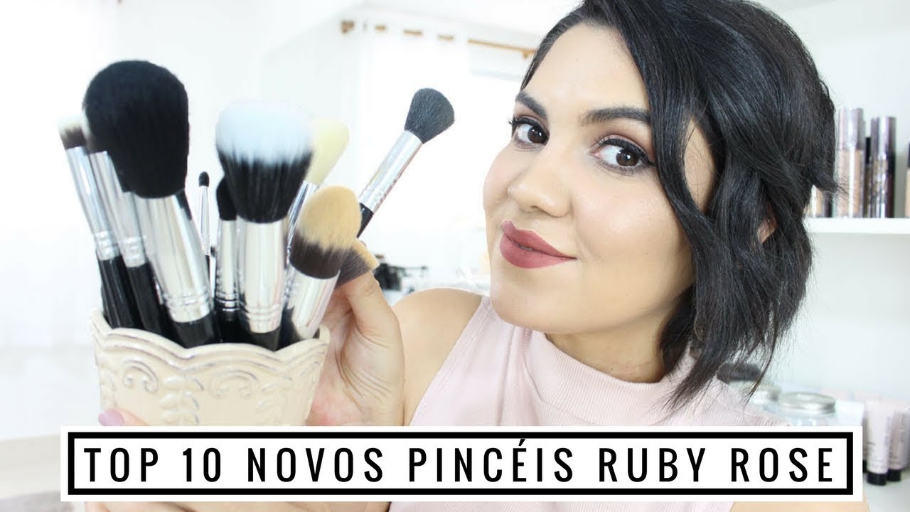 Meus TOP 10 Pincéis do Novo Kit da Ruby Rose #LindaResenha