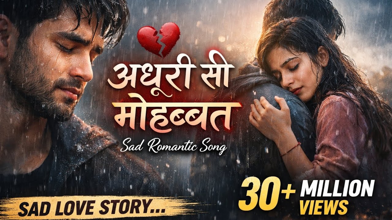 अधूरी सी मोहब्बत 💔 | Sad Romantic Song | Heart Touching Hindi Song